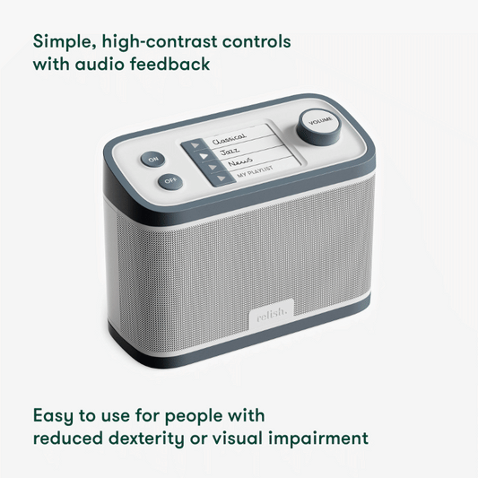 Simple Music Player for people with dementia or visual impairment