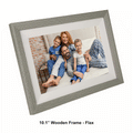 Digital Photo Frame. Frameo digital photo frame. 10.1 inch Wooden Frame in Flax finish.