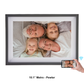 Digital Photo Frame. Frameo digital photo frame. 10.1 inch Metro frame-Pewter colour.
