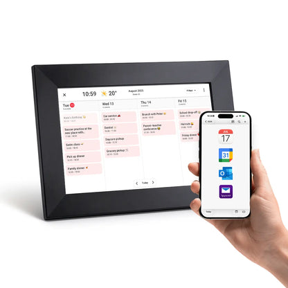 Lifeframe Frameo digital photo calendar, 10.1-inch, Black, Australia.