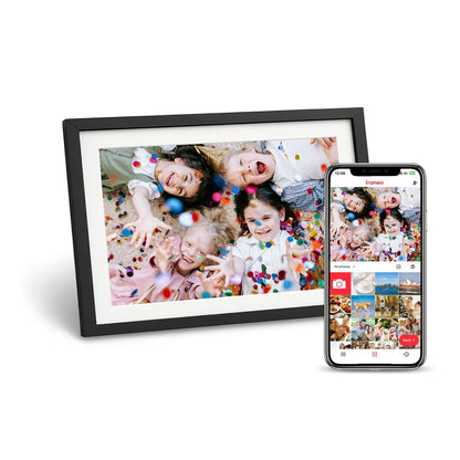 Lifeframe Frameo digital photo frame, 10.1-inch, Metro Black, Australia.