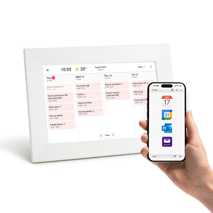 Lifeframe Frameo digital photo calendar, 10.1-inch, White, Australia.