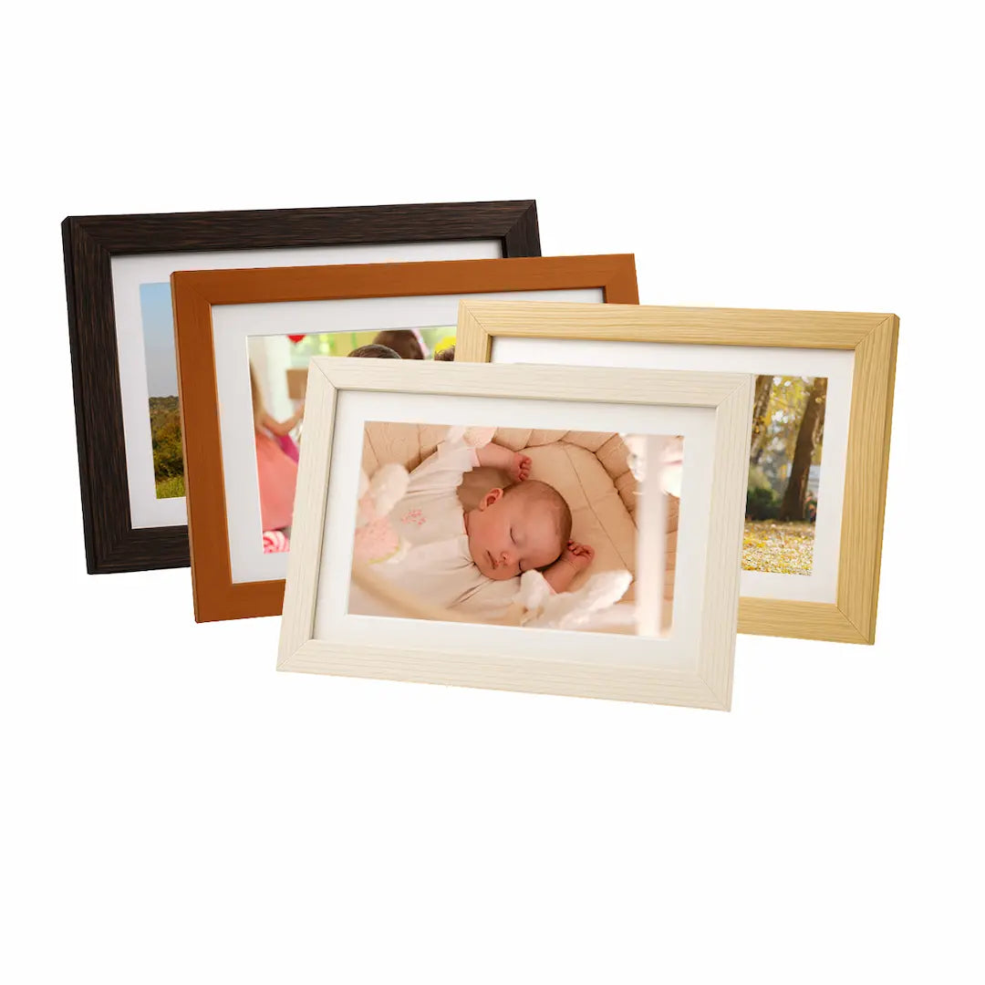 10.1" wooden digital photo frame