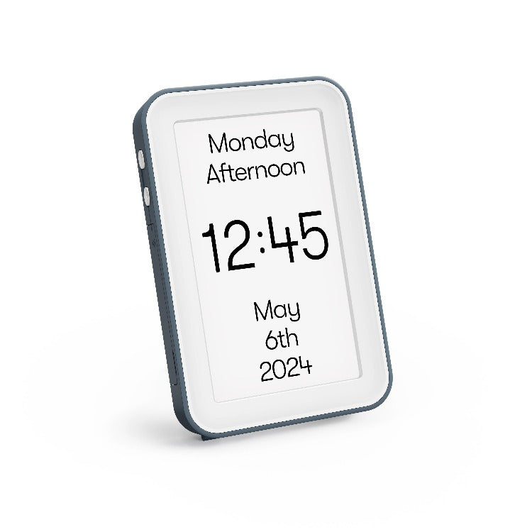 Dementia Clock - Ideal Clocks for Alzheimer's & Memory Loss. Day Connect by Relish. Front view.