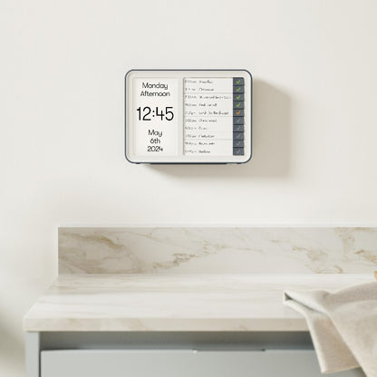 Dementia Clock - Ideal Clocks for Alzheimer's & Memory Loss. Day Hub by Relish. Wall mounted.