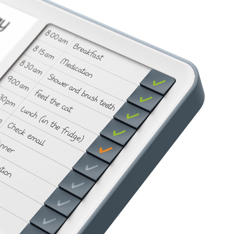 Dementia Clock - Ideal Clocks for Alzheimer's & Memory Loss. Day Hub Task Alerts by Relish.