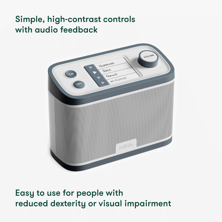 Simple Music Player for people with dementia or visual impairment