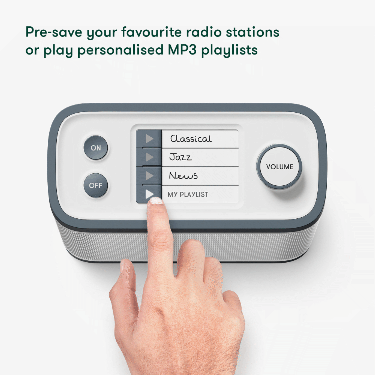 Simple Music Player with personalised labels