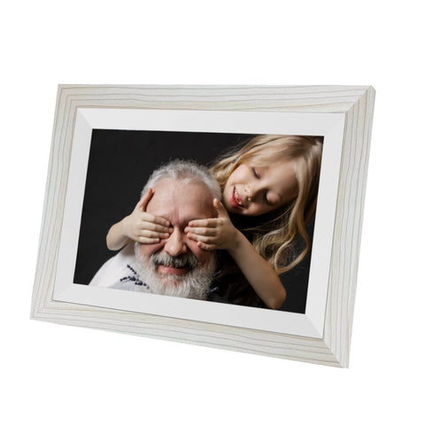 Frameo digital photo frame 10.1 – Lifeframe – Wooden Beech – Australia