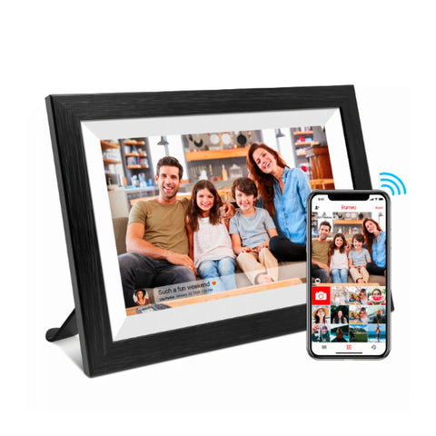 Frameo digital photo frame 10.1 – Lifeframe – Wooden Black – Australia