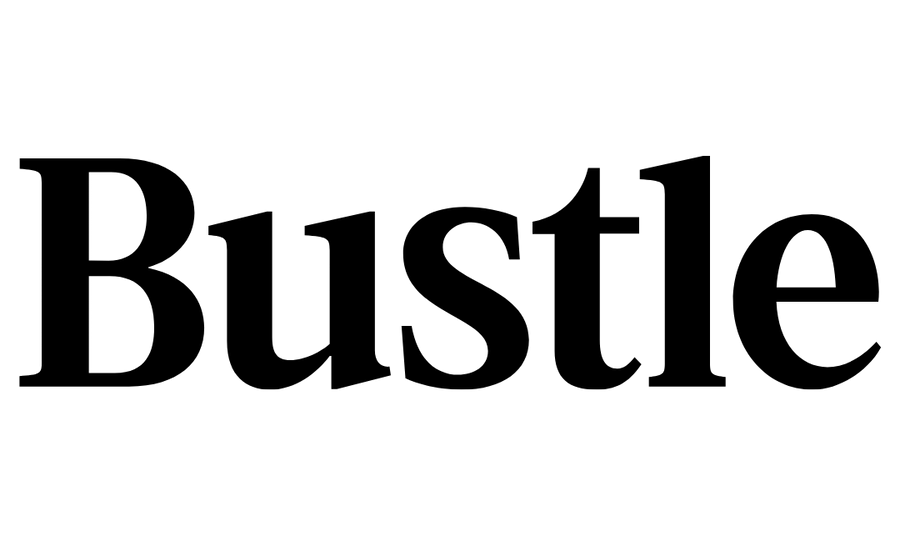 Bustle logo for Moonbuddy media feature.
