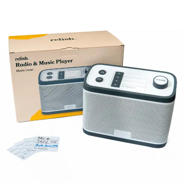 relish radio big button radio box