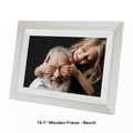 Digital Photo Frame. Frameo digital photo frame. 10.1 inch Wooden Frame in Beech finish.