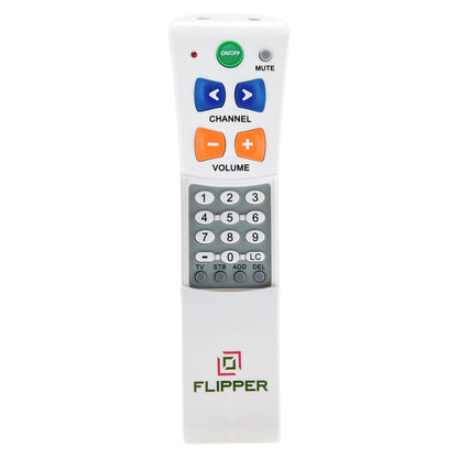 Big button Simple TV remote for seniors, elderly or people who are vision impaired. Control panel.