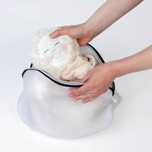 HUG by Laugh sensory doll for people with dementia or sensory needs. Machine washable pouch.
